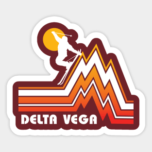 Ski Delta Vega Sticker